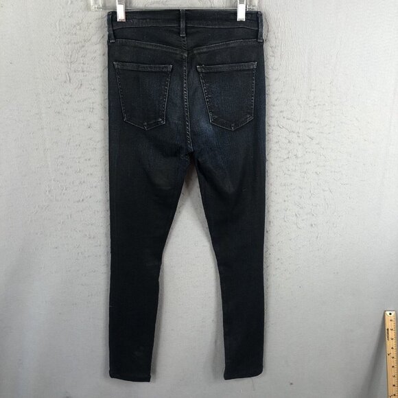 Citizens of Humanity Jeans Womens 28 Indigo Wax Coated Rocket High Rise Skinny - Picture 3 of 16